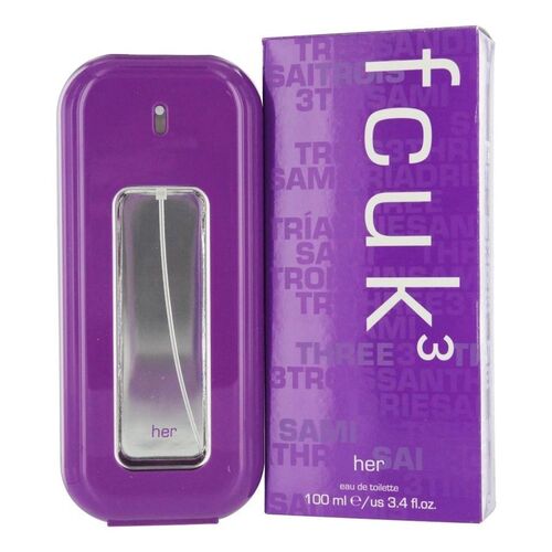 FCUK 3 by French Connection UK EDT Spray 100ml For Women