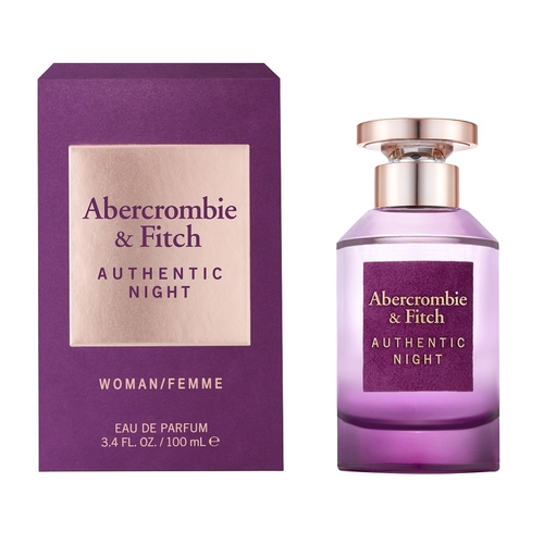 Authentic Night Woman/Femme by Abercrombie & Fitch EDP Spray 100ml For Women