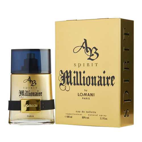 AB Spirit Millionaire by Lomani EDT Spray 100ml DAMAGED BOX