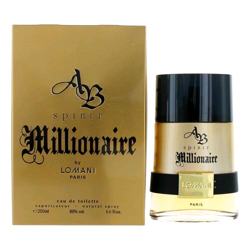 AB Spirit Millionaire by Lomani EDT Spray 200ml For Men