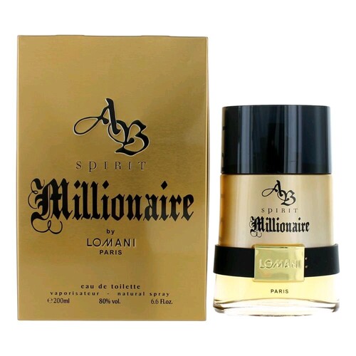AB Spirit Millionaire by Lomani EDT Spray 200ml For Men (DAMAGED BOX)