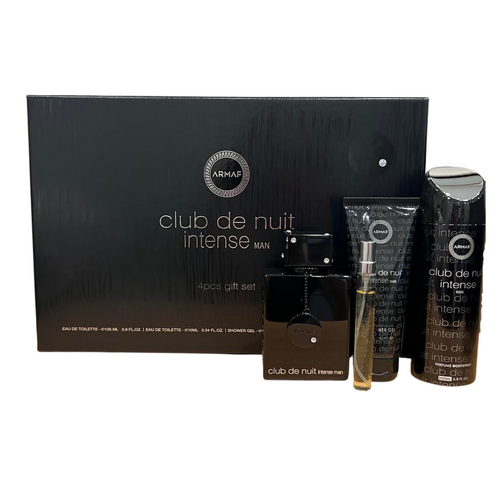 Club De Nuit Intense by Armaf 4 Piece Set