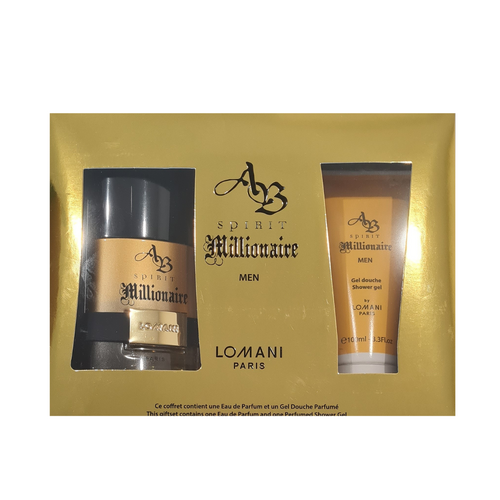 AB Spirit Millionaire by Lomani 2 Piece Set For Men