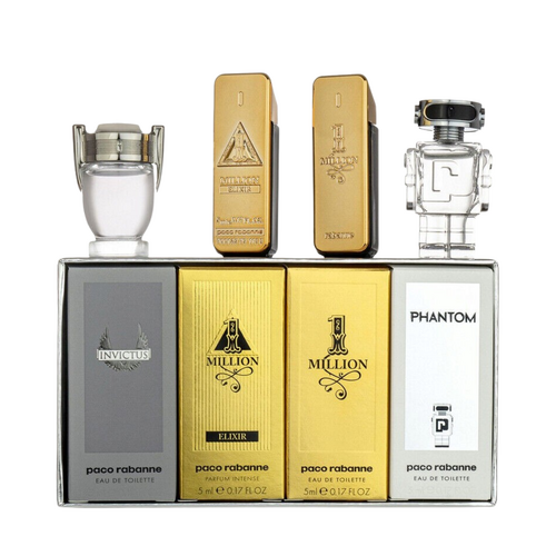 Miniature Collection by Rabanne 4 Piece Set for Men
