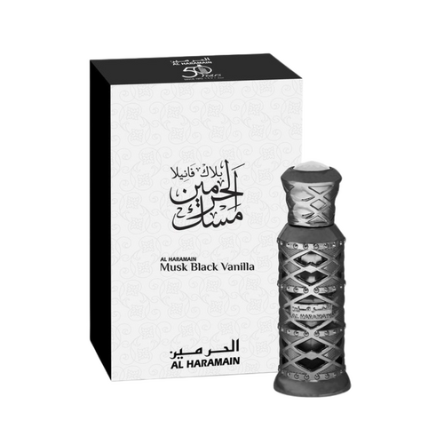 Musk Black Vanilla by Al Haramain Concentrated Perfume Oil 12ml for Unisex