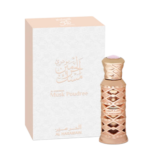 Musk Poudree by Al Haramain Concentrated Perfume Oil 12ml for Unisex