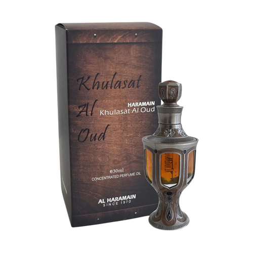 Khulasat Al Oud by Al Haramain Concentrated Perfume Oil 30ml for Unisex