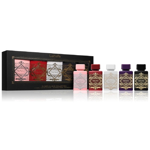 Miniature Collection Bade'e Al Oud by Lattafa 5 Piece Set